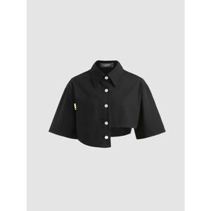 ASYMMETRICAL HEM BLOUSE by Cider